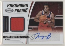 2018-19 Certified Freshman Fabric Signatures /149 Troy Brown Jr #FFS-TB Auto 4l3