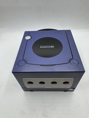 Read! Nintendo GameCube Console Indigo Purple DOL-001 USA Console Only Tested