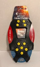 Cresent Moon ANTI-SLIP TRACTION SNOWSHOE ACCESSORY MEN 7.5-10 WOMEN 10.5-13