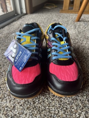 Lefus Women's Pickleball Shoes Size CN42 Pink-black-Yellow Valued~71$