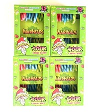 WarHeads Sour Candy Canes 4 Pack Of 12 Count Each 48 New In Box FAST FREE SHIP