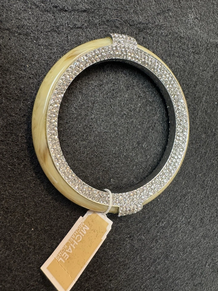 NUEVO Brazalete Brazalete Michael Kors Exclusivo al por menor Pave Glam Cuerno MKJ1794040 Foto 2 de 4