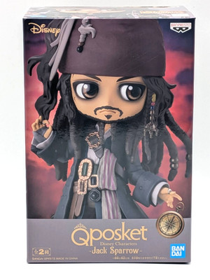 Banpresto Q posket Pirates of the Caribbean Jack Sparrow Type B Qposket