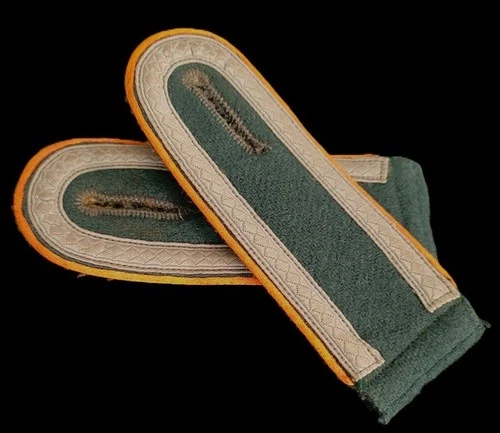 WWII WW2 German Military Police MP NCO Shoulder Strap Insignia - Feldgendarmerie