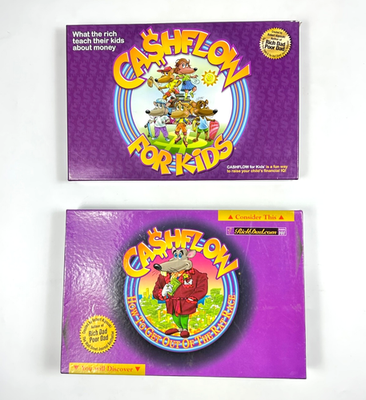 Rich Dad Poor Dad Robert Kiyosaki Cashflow 101 Board Games Lot of