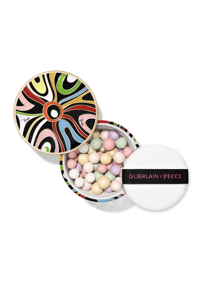Guerlain x Pucci Meteorites Marmo Swirl 02 Cool/Rose Limited Edition