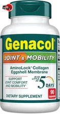 Genacol Joint & Mobility – Natural Eggshell Membrane and Ultra-Hydrolyzed Col...