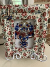 Vintage and Contemporary jewelry art framed