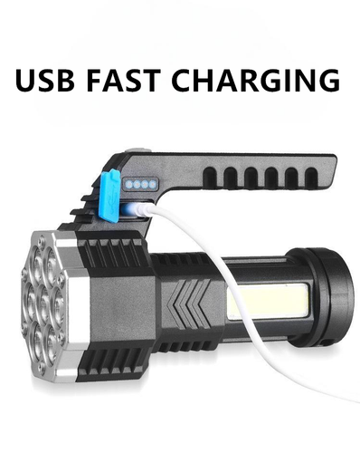 Most Powerful 99000000 LM 7x LED Military Torch Rechargeable Tactical Flashlight - Picture 18 of 24