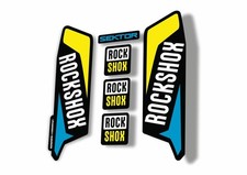 Rock Shox SEKTOR 2016 Fork Decal Mountain Bike Cycling Sticker Blue Yellow