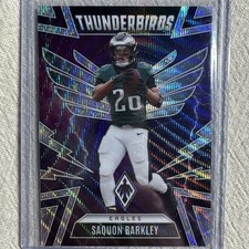2025 Panini Phoenix Purple Eagles Thunderbirds Saquon Barkley 250/299