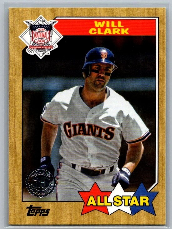 87AS-31 Will Clark San Franrancisco Giants 2022 Topps 35th Anniversary Insert