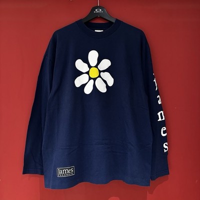 Rare 1999 James Band Britpop Flower Graphic Longsleeve T-Shirt - XL - Vintage UK