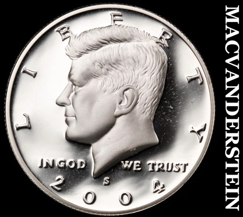 2004-S Silver Kennedy Half Dollar - Choice Gem Proof  Lustrous  #i7678