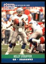 Kelly Stouffer 1990 Pro Set #650 Seahawks NFL READ FREE SHIPPING AutographDen