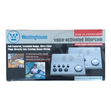 NEW Westinghouse 4-Channel Voice-Activated Wireless Intercom WHI-4CUPG