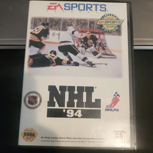 NHL '94 (Sega Genesis, 1993) CIB Complete w/ Manual Tested & Works