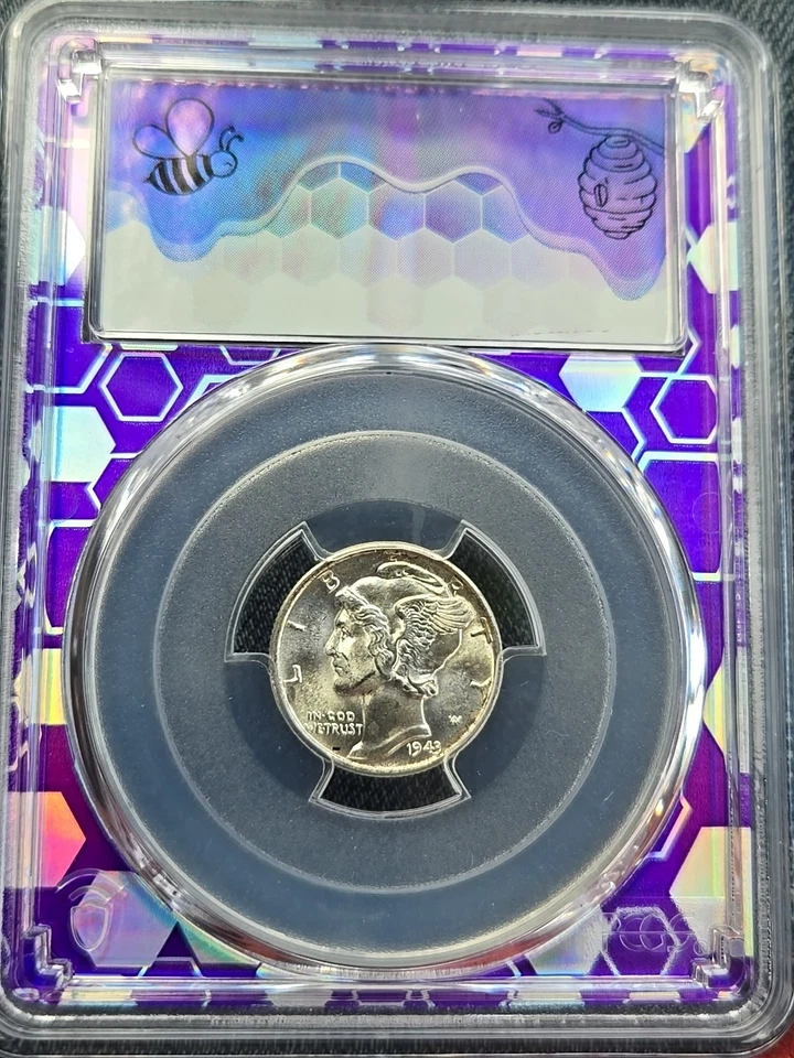 1943-D PCGS MS64FB TRADERBEA Purple Core - Image 2 of 2