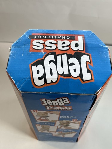 Jenga Pass Challenge Updated Classic Family Fun Block Stacking Board Game Hasbro - Picture 11 of 11