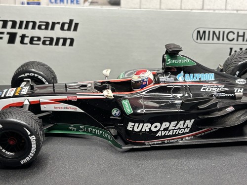 1:18 *BOXED* MINICHAMPS F1 FORMULA 1 2003 MINARDI PS03 VERSTAPPEN BRASILE *HTF*! - Foto 3 di 9