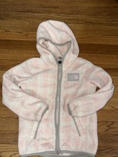 The North Face Girls Campshire Bear Hoodie Jacket Pink Sz 6