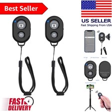 2-Pack Wireless Camera Remote Shutter for iPhone/Android - Capture Photos Easily