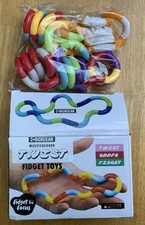 Multicolored Twist Fidget Toys - 6 Pieces