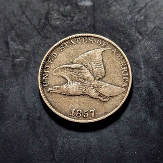 1857 Flying Eagle Penny Nice and Sharp Condition