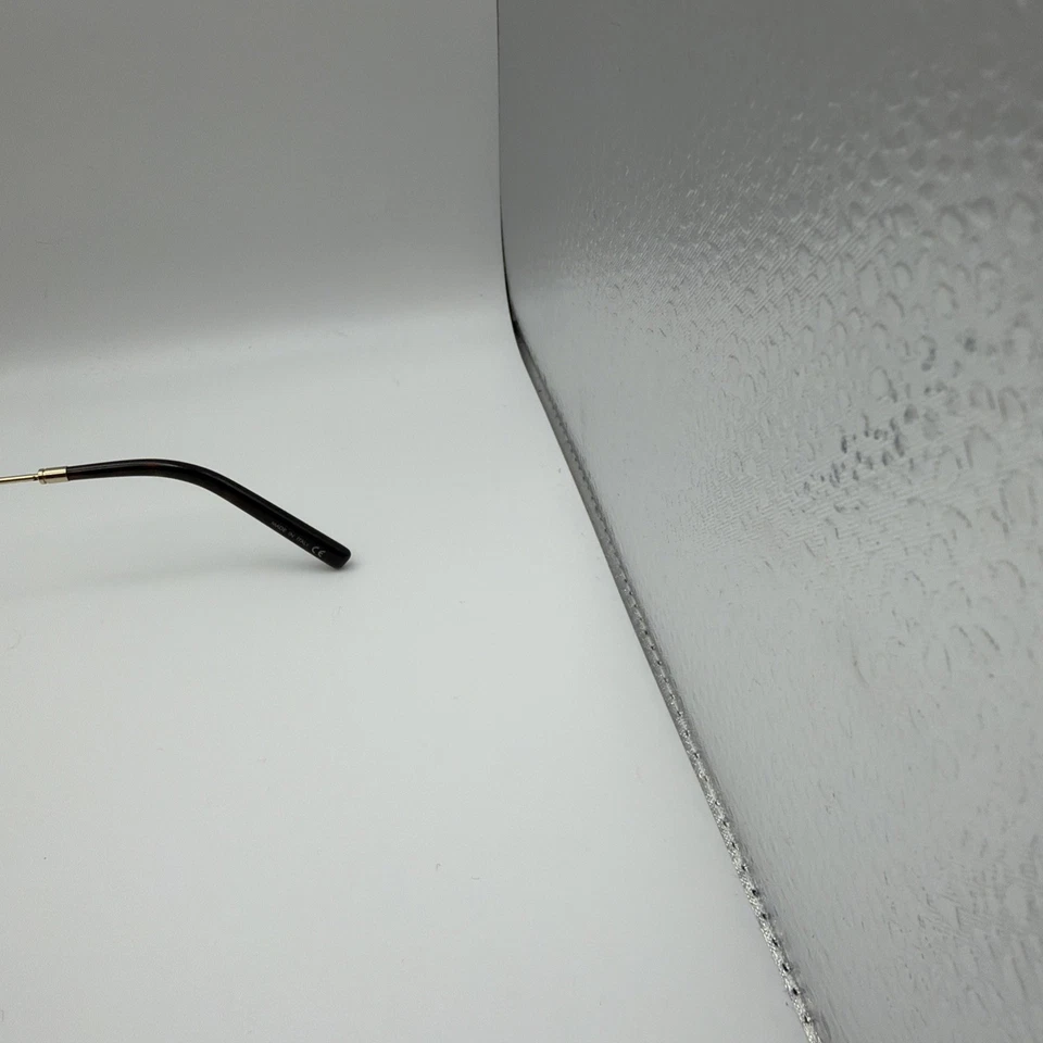 Очки солнцезащитные CHRISTIAN DIOR CD Link A1U косые авиаторские золотистые зеленые линзы 61-13 145 - Изображение 4 из 4