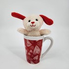Valentines Day Plush In A Latte Mug Way To Celebrate Plush in Mug
