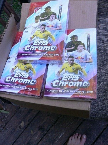 Lote de 3 cajas de fútbol Topps cromado MLS 2021 - 3 cajas selladas - 1 autógrafo/caja - Imagen 4 de 4