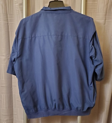 JACK NICKLAUS GOLF MARINEBLAU WIND PULLOVER TASCHE JACKE HERREN GR. L - Bild 6 von 6