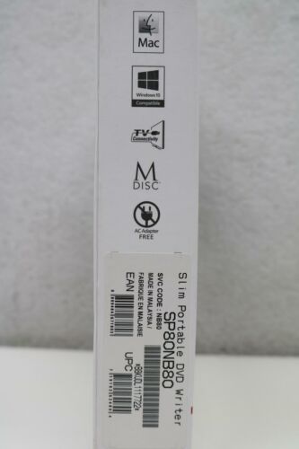 Masterizzatore DVD esterno USB 8x portatile ultra sottile unità PC Mac compatibile LG - Foto 3 di 4