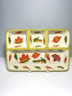 Temptations Temp Tations Harvest Fall Relish Veggie Appetizer Dish Oven Safe