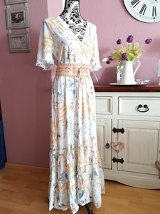 Jaase Ibiza Maxikleid Kleid Traumkleid Boho Gr L 40 Neu Impressionen Hippi Ebay 
