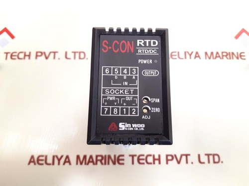 Sinwoo S-con Rtd-4g8n-y Isolated Temperature Signal Converter 250v 10a - Picture 2 of 6