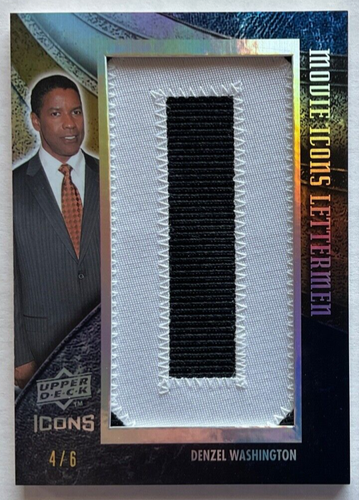 WOW! ALL 4/6 DENZEL WASHINGTON MOVIE ICONS LETTERMEN set spelling “HERMAN BOONE” - Picture 10 of 13