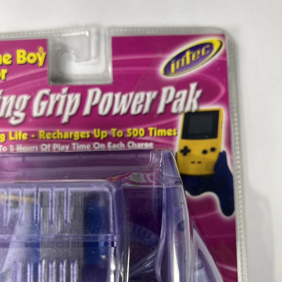 Intec Wing Grip Power Pack For Nintendo Gameboy Color NEW SEALED RARE Purple - Image 4 of 4