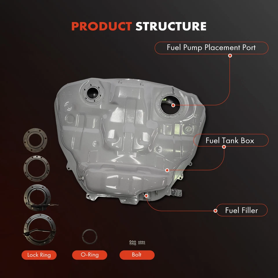 Tanque de combustible de 16,9 galones con junta tórica para Subaru Legacy Outback 2005-2009 42012AG02B Foto 2 de 4