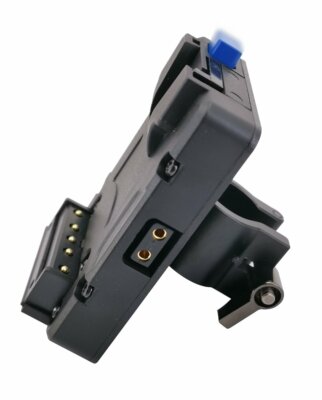FXLION Nano One V-lock Plate (w/ D-tap & Mini Crab), L01, für Stative, Stangen