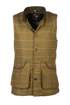 Herren Tweed Gilets Schießen Jagd Country Männer Weste British Rydale