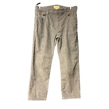 Orvis Corduroy Pants Mens 36x30 Gray Upland Collection Five Pocket Straight Leg