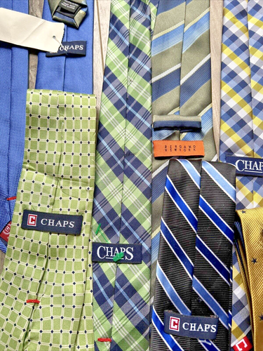 11 Pcs Boys Youth Neckties Brooks Hilfiger Chaps Polo Stripe More 48-52” Length - Picture 7 of 10