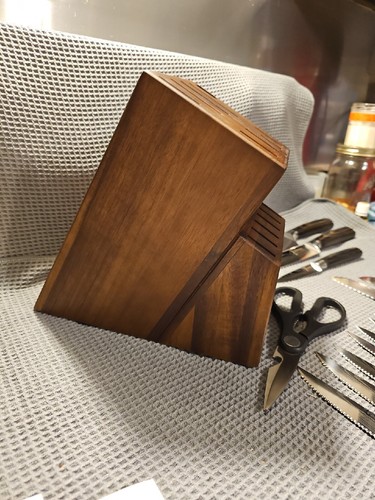 SENKEN 16-Piece Acacia Wood Imperial Collection Knife Block Set Japanese Chef's - Picture 2 of 13