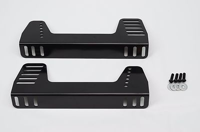 Black Steel Planted 90 Degree Universal Adjustable Side Seat Mount Sidemount