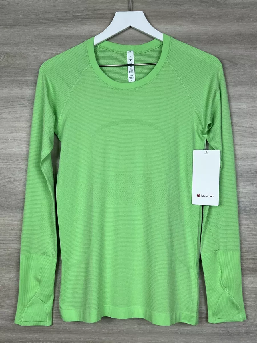 Lululemon Swiftly Tech Long Sleeve 2.0 Size 8 Scream Green Light SCGL 04266