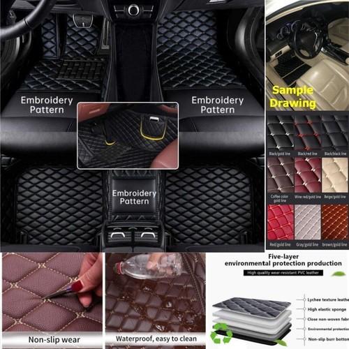 For Acura Luxury All Models Car Floor Mats Custom Waterproof Non-slip Liner Pads - Imagen 8 de 37