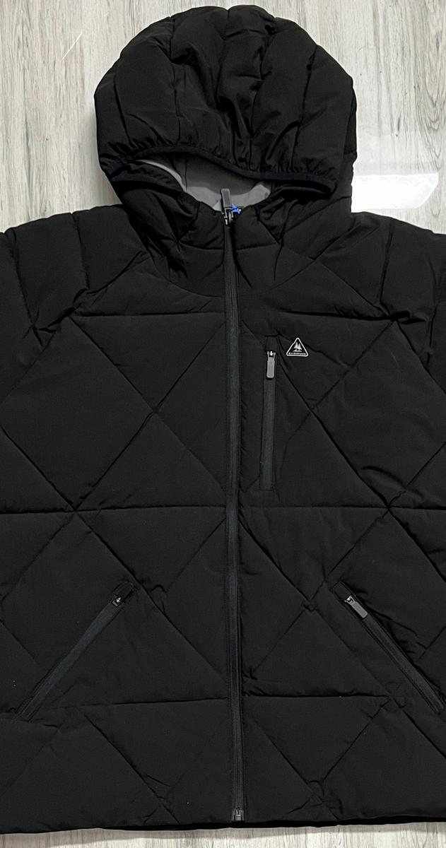 G.H. Bass & Co. Men's Hiking Glacier Puffer Quilted Hooded G.H. Bass & Co. Men's Hiking Glacier Puffer Quilted Hooded