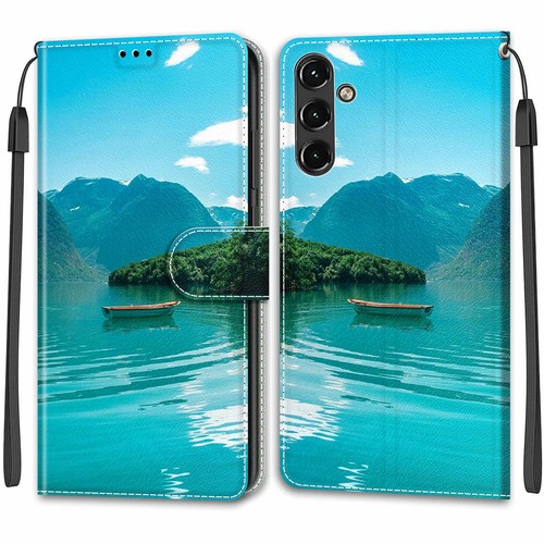 Für Samsung A13 A14 A32 A52 A53 A54 Magnet Leder Muster Hülle Wallet Cover - Bild 9 von 32