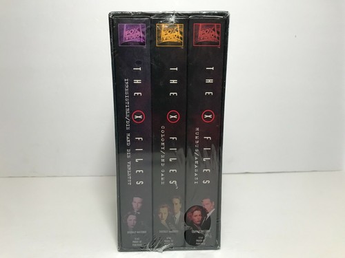Vintage The X Files VHS Set Brand New Sealed 1997 W/ Collector Cards - Picture 4 of 6